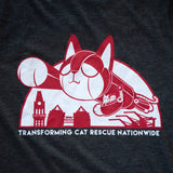 "Transforming Cat Rescue" T-shirt, Unisex, Designed by Kara Kansaku