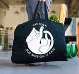 Our Mission Is Cats Tote Bag, Designed by Kimberly Cho
