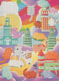 Cat Town Whimsy by ChubCatArt