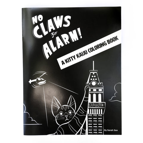 "No Claws for Alarm" Coloring Book by Sarah Sax